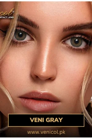 Venicol Colored Lenses Sparkling Series | Yearly Plain Contact Lenses | 1 Pair + Solution kit