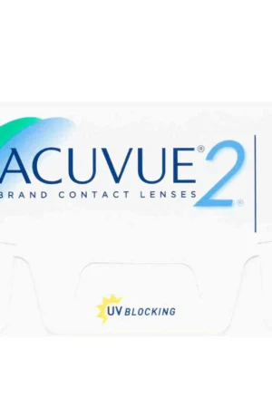 Johnson & Johnson's Acuvue 2 | Bi-weekly Clear Contact Lenses | 1 Pair + Free Solution Kit