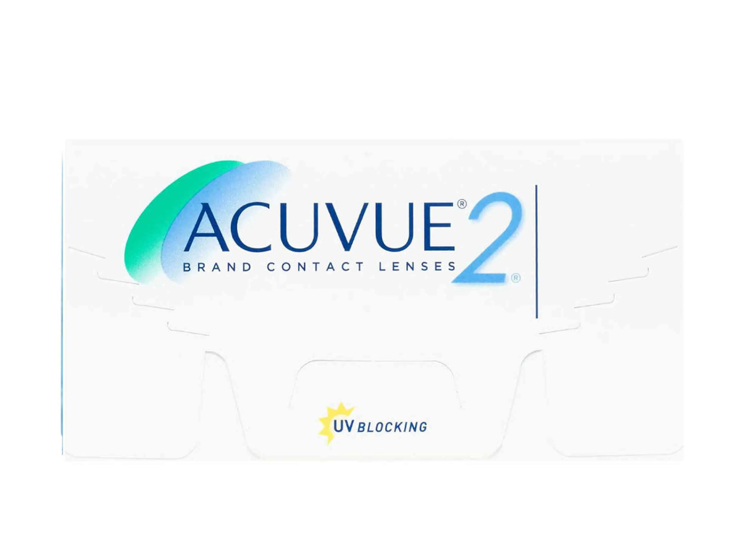 Johnson & Johnson's Acuvue 2 | Bi-weekly Clear Contact Lenses | 1 Pair + Free Solution Kit