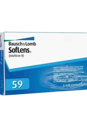 BAUSCH+LOMB | Softlens 59 | Monthly Wear | Clear Contact lenses | 3 Pairs Box