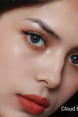 Cloud Blue | Yearly Contact Lenses | 1 Pair + Free Solution Kit