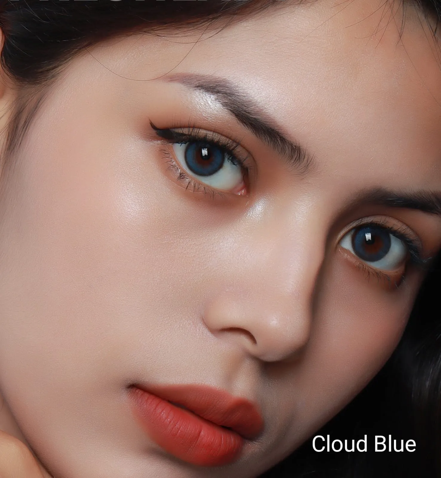 Cloud Blue | Yearly Contact Lenses | 1 Pair + Free Solution Kit